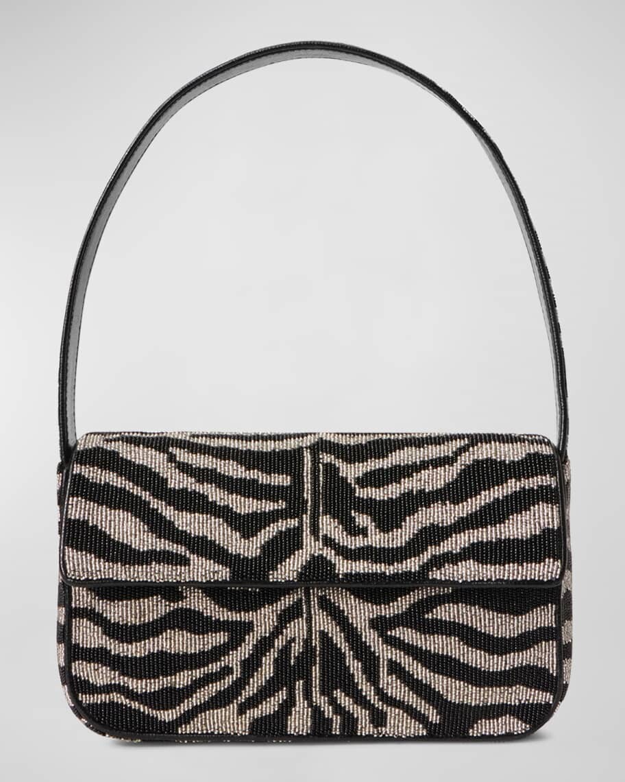 Двухцветная сумка через плечо Tommy с бисером Staud 
Двухцветная сумка через плечо Tommy с бисером Staud