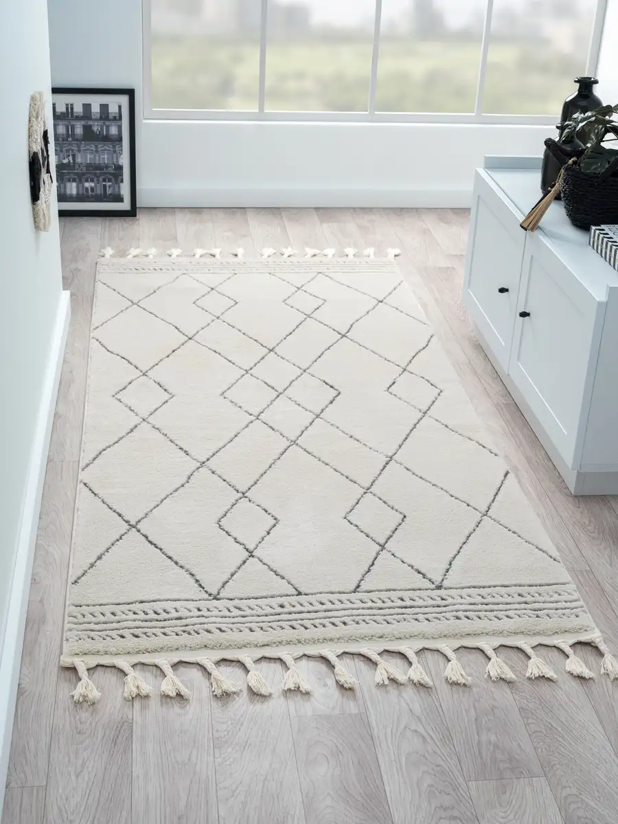 Myflair Мебель и аксессуары Ковер Shaggy "Moroccan Design", прямоугольный, современный, марокканский дизайн, ромбовидный узор, мягкий, с бахромой Myflair Möbel & Accessoires 160х230 см, белый/серый
Myflair Мебель и аксессуары Ковер Shaggy "Moroccan Design", прямоугольный, современный, марокканский дизайн, ромбовидный узор, мягкий, с бахромой Myflair Möbel & Accessoires 160х230 см, белый/серый