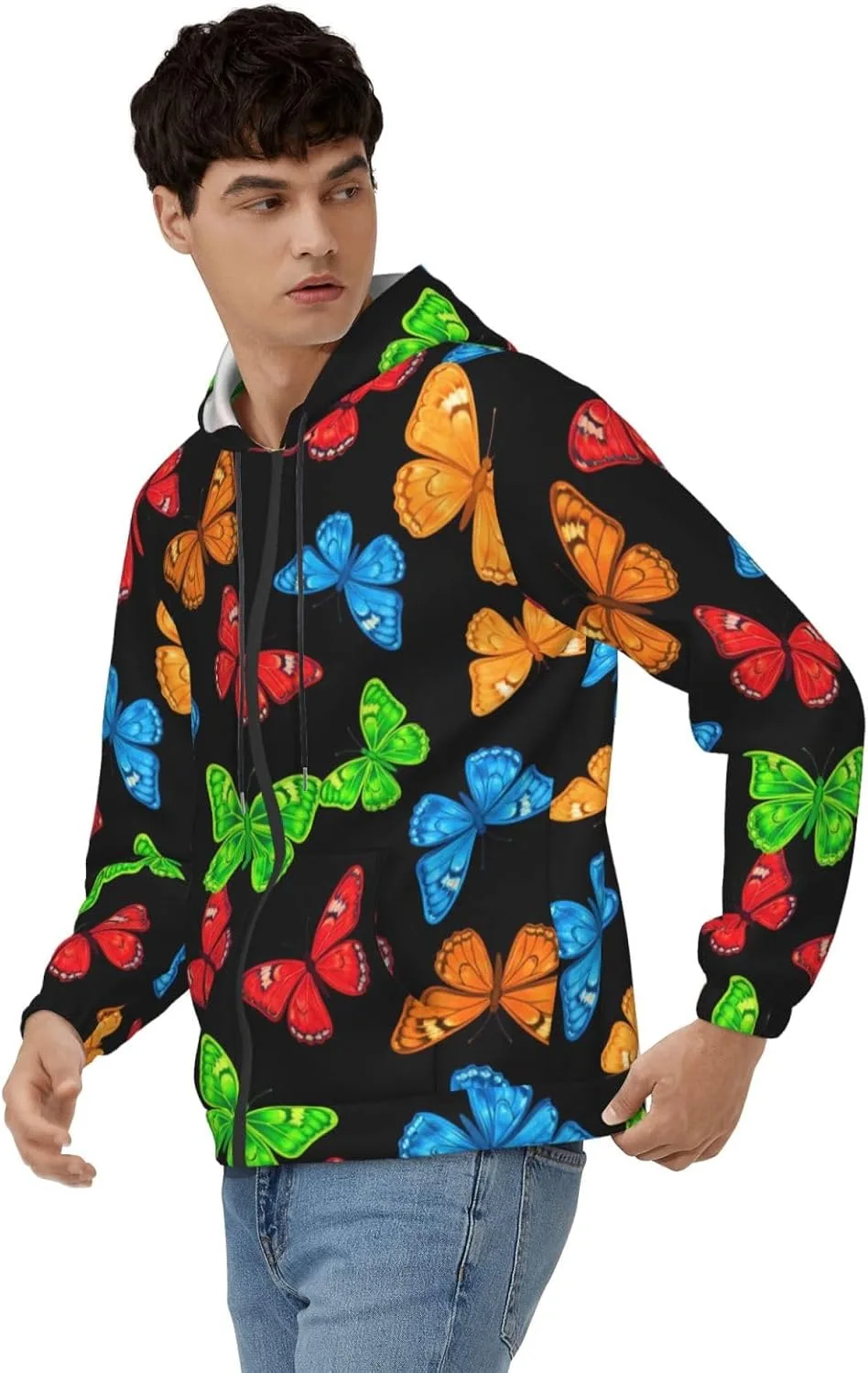 Мужская толстовка с капюшоном и карманами KATVEESC
Мужская толстовка с капюшоном и карманами KATVEESC