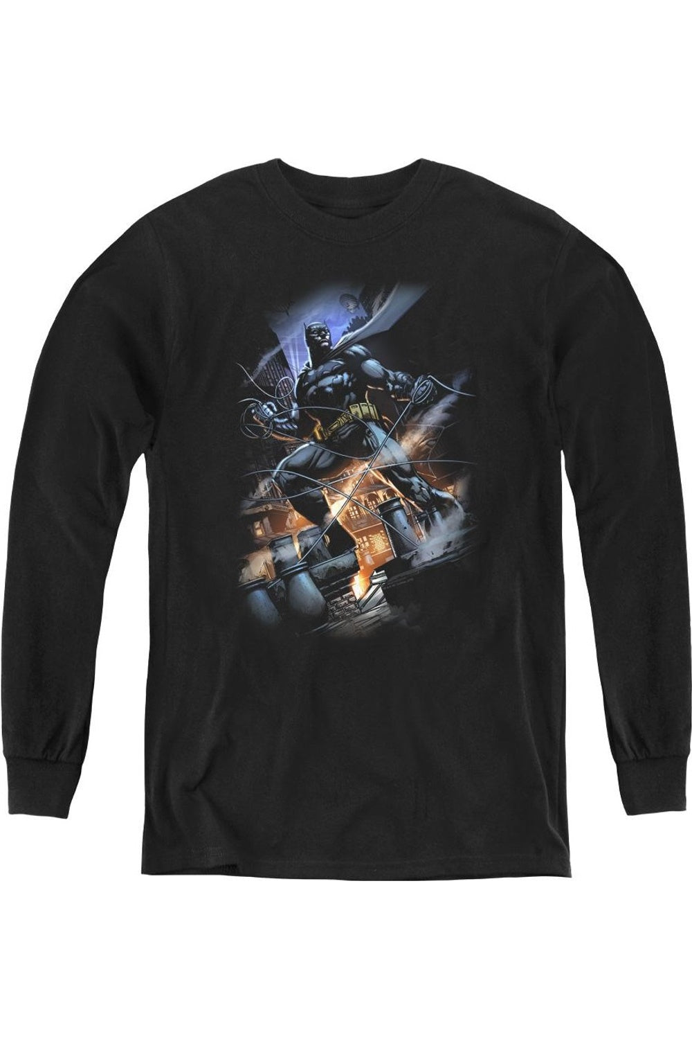 Футболка с длинным рукавом Batman Gotham Knight для детей Gildan, черный
Футболка с длинным рукавом Batman Gotham Knight для детей Gildan, черный