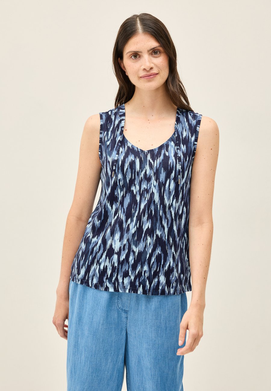 Топ Cecil GEMUSTERTES, Blau/Dark Blue
Топ Cecil GEMUSTERTES, Blau/Dark Blue