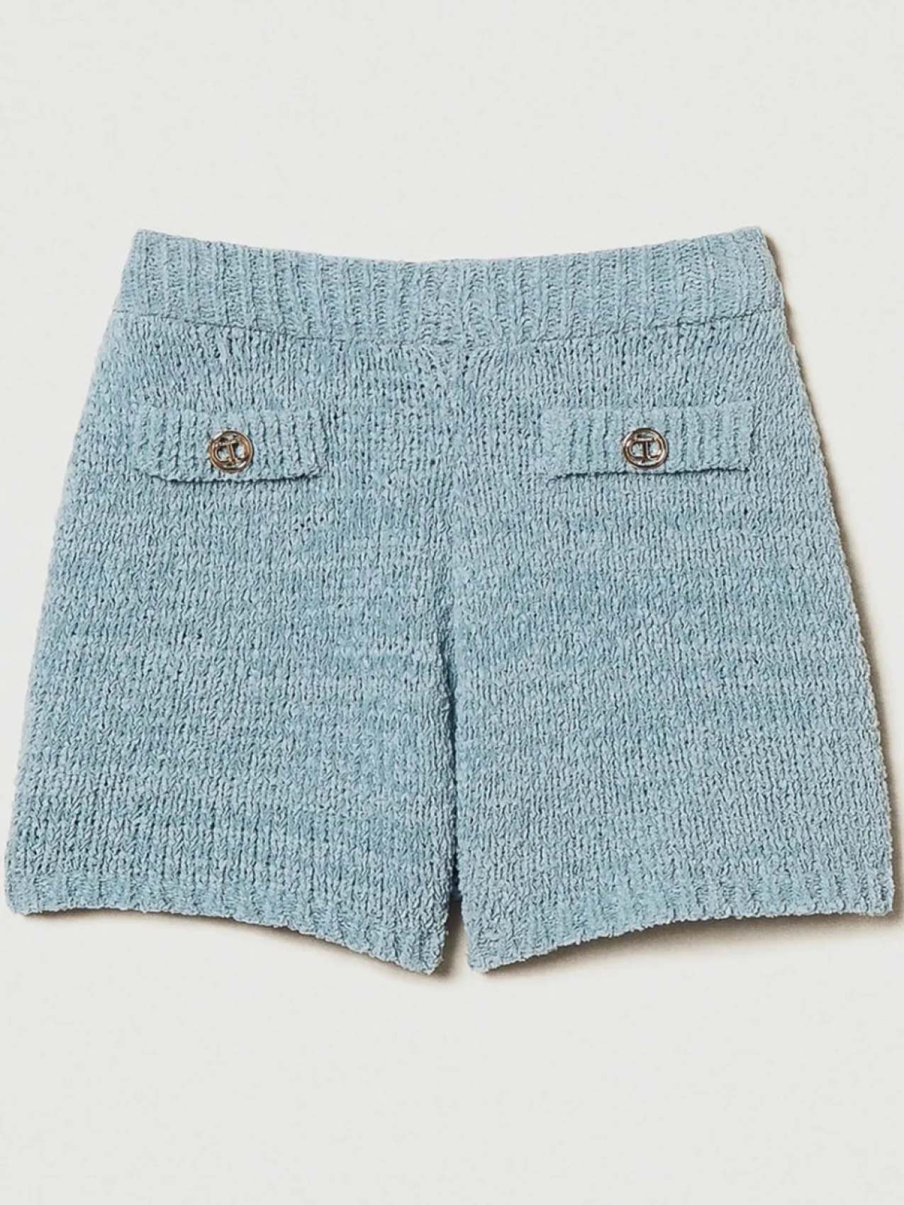 Шорты TWINSET Oval T с пуговицами, синий
Шорты TWINSET Oval T с пуговицами, синий