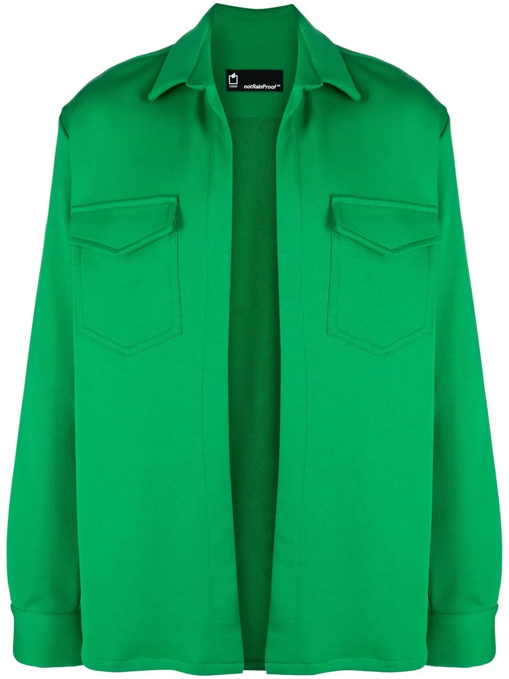 Куртка-рубашка из коллаборации с notRainProof Styland, зеленый
Куртка-рубашка из коллаборации с notRainProof Styland, зеленый