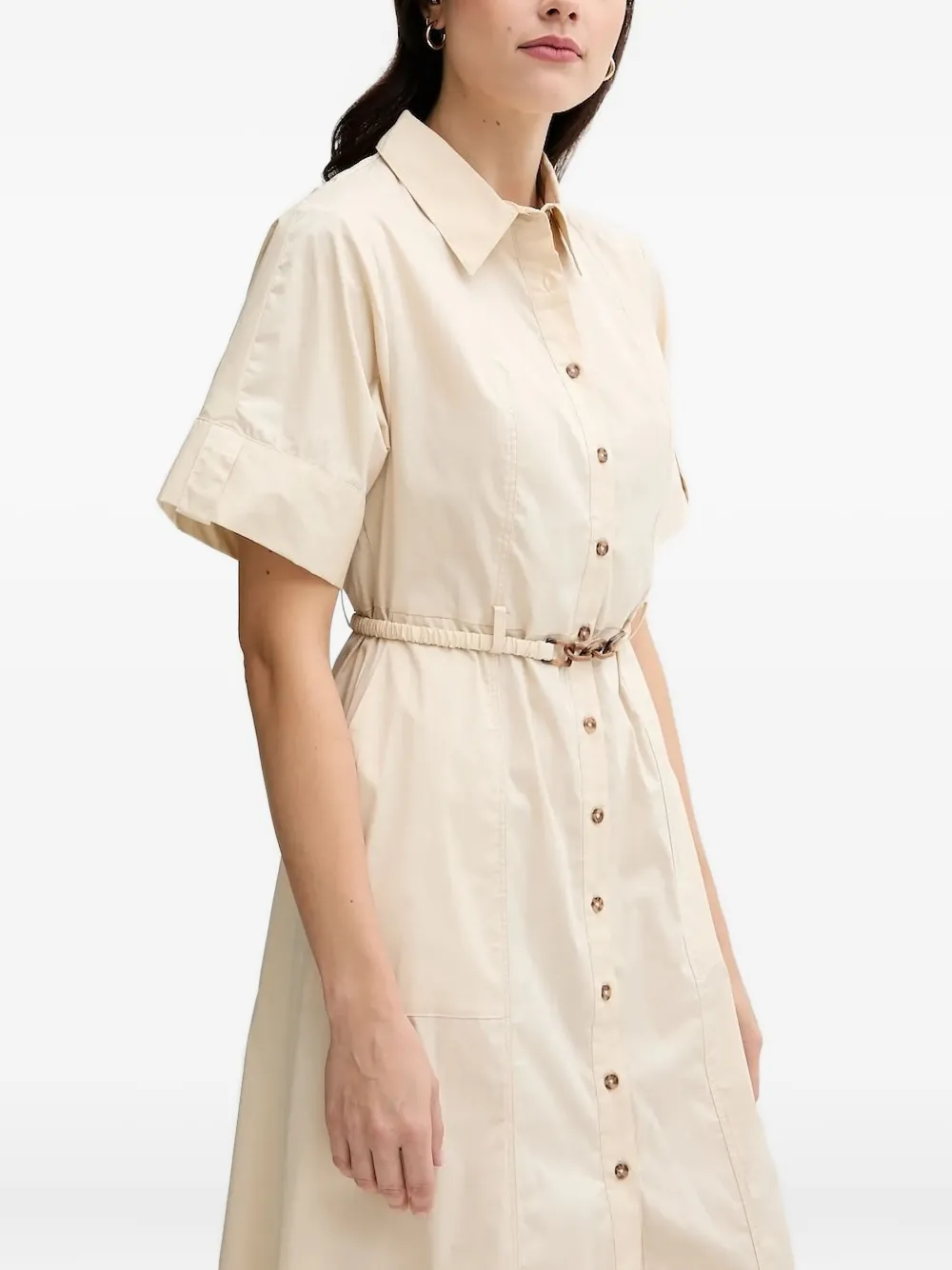 Платье-рубашка с поясом Pedro Del Hierro, нейтральный
Платье-рубашка с поясом Pedro Del Hierro, нейтральный