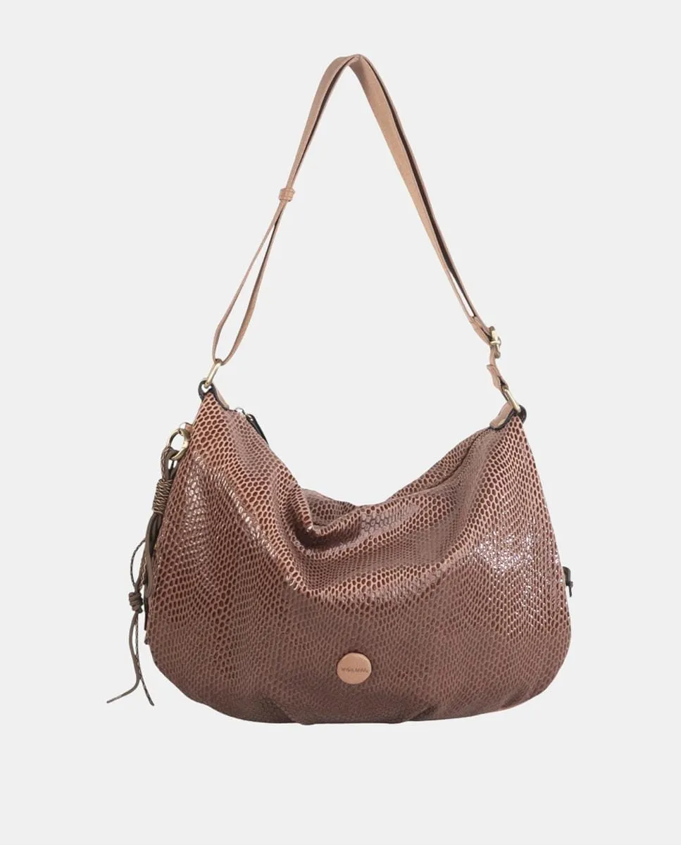 Сумка через плечо из фантазийной ткани на молнии Volum, серо-коричневый
Сумка через плечо из фантазийной ткани на молнии Volum, серо-коричневый