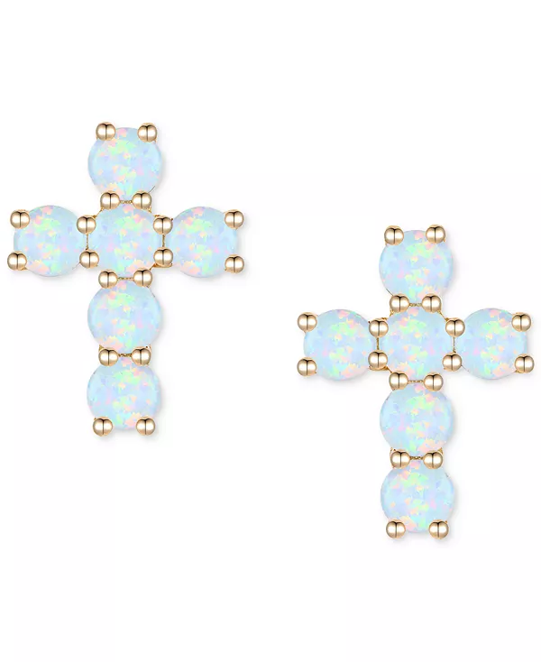 Серьги-Гвоздики в форме креста с выращенными в лаборатории сапфирами (1 карат) из 10-каратного белого золота (также с выращенными в лаборатории рубинами, розовыми сапфирами и опалами) Macy'S, opal
Серьги-Гвоздики в форме креста с выращенными в лаборатории сапфирами (1 карат) из 10-каратного белого золота (также с выращенными в лаборатории рубинами, розовыми сапфирами и опалами) Macy'S, opal