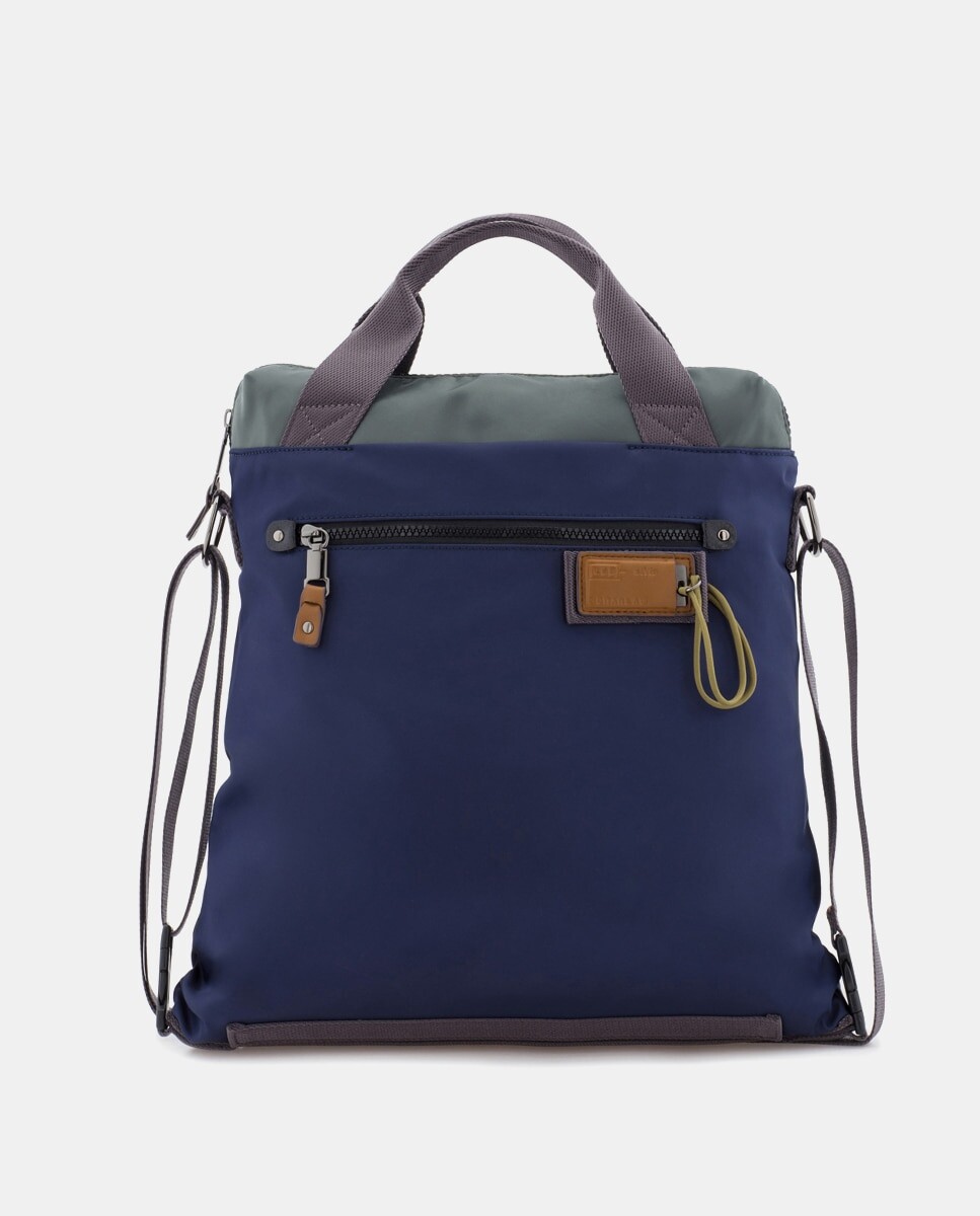 Сумочка-трансформер в рюкзак комбинированного темно-синего цвета Scharlau, темно-синий
Сумочка-трансформер в рюкзак комбинированного темно-синего цвета Scharlau, темно-синий