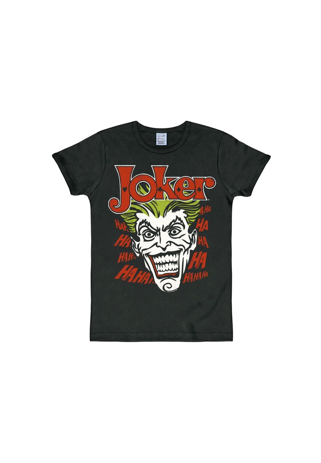 Футболка приталенного кроя Бэтмен - Джокер LOGOSHIRT, черный 
Футболка приталенного кроя Бэтмен - Джокер LOGOSHIRT, черный