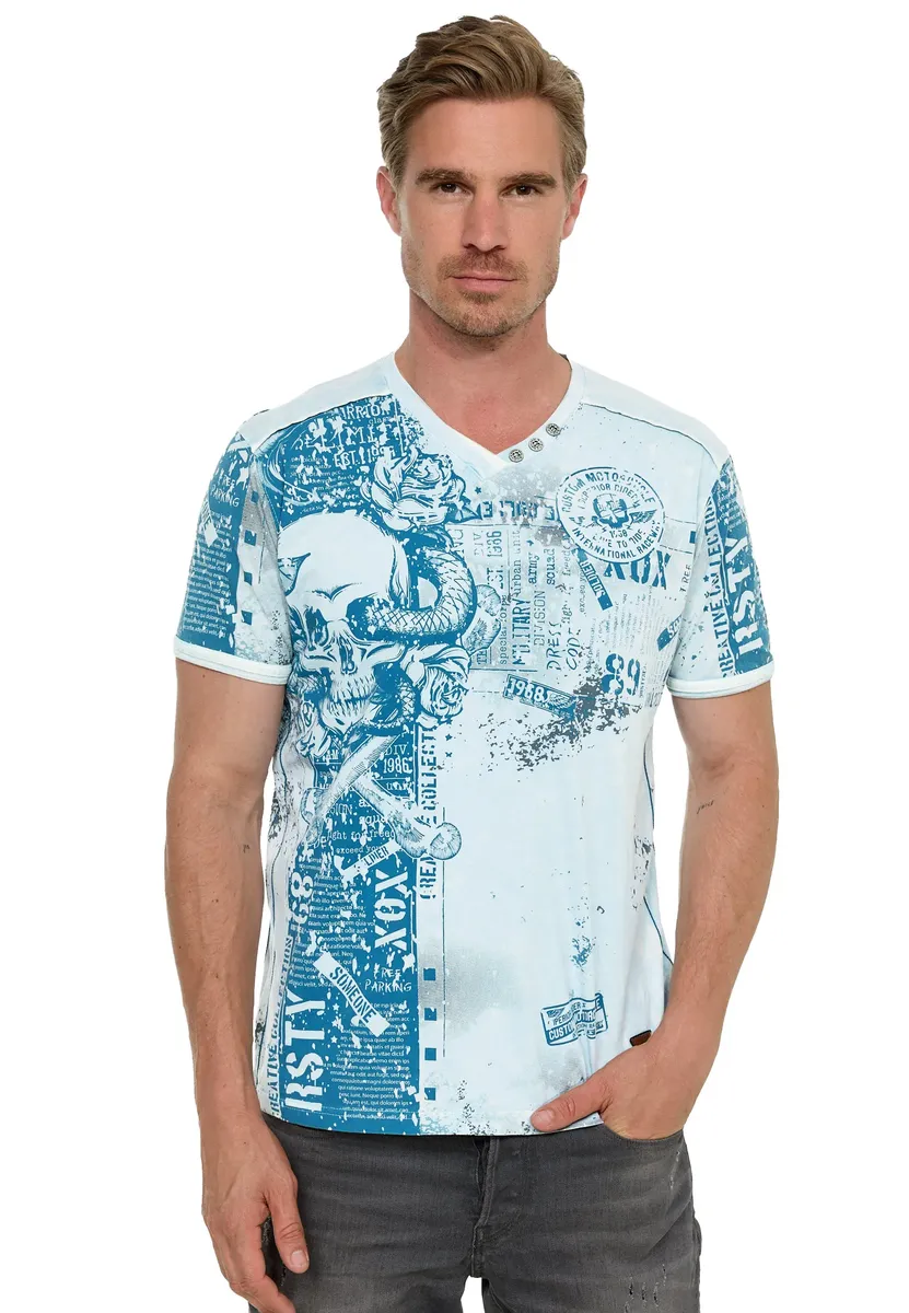Футболка Rusty Neal " Rusty Neal T-Shirt" с классным принтом по всей поверхности, голубой
Футболка Rusty Neal " Rusty Neal T-Shirt" с классным принтом по всей поверхности, голубой