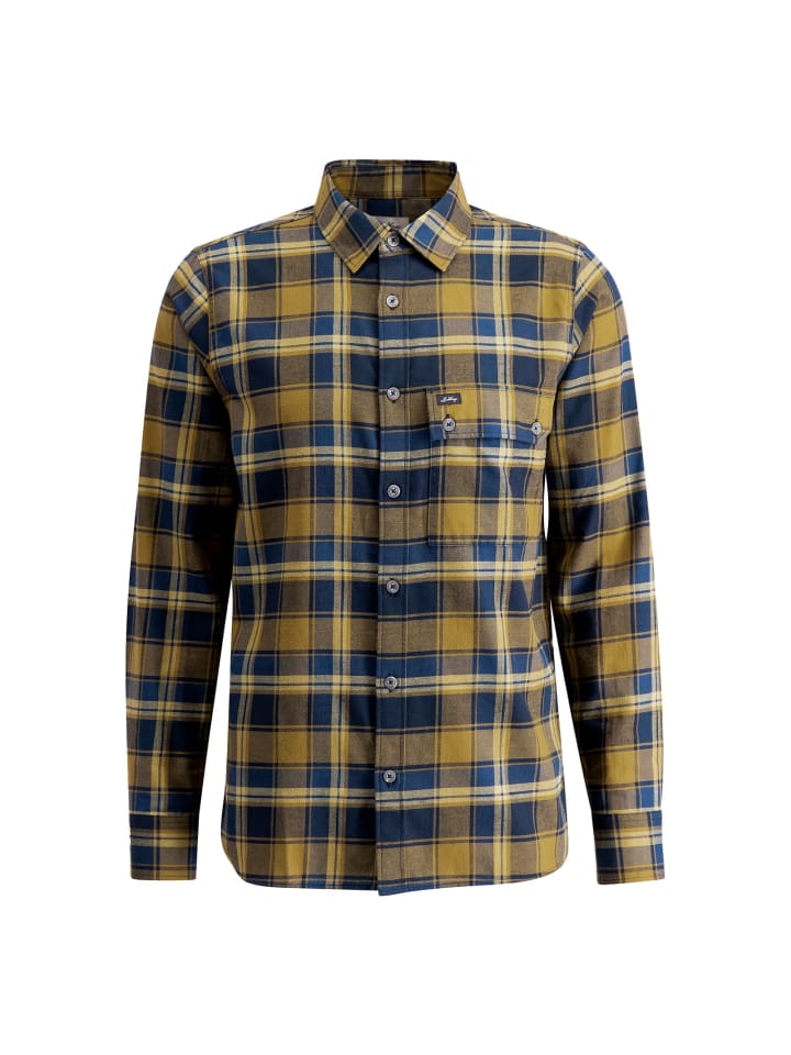 Зеленая фланелевая рубашка в клетку Järpen Lundhags
Зеленая фланелевая рубашка в клетку Järpen Lundhags