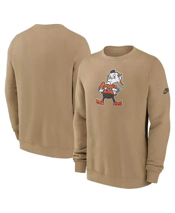 Мужской коричневый свитшот Cleveland Browns Swing Pass Rewind Club Nike
Мужской коричневый свитшот Cleveland Browns Swing Pass Rewind Club Nike