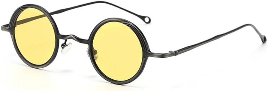 Ретро поляризованные классические металлические маленькие круглые панк-солнцезащитные очки для мужчин, модные прозрачные солнцезащитные очки с защитой от синего света для женщин UV400 KTUCN, Dark Gun Yellow
Ретро поляризованные классические металлические маленькие круглые панк-солнцезащитные очки для мужчин, модные прозрачные солнцезащитные очки с защитой от синего света для женщин UV400 KTUCN, Dark Gun Yellow