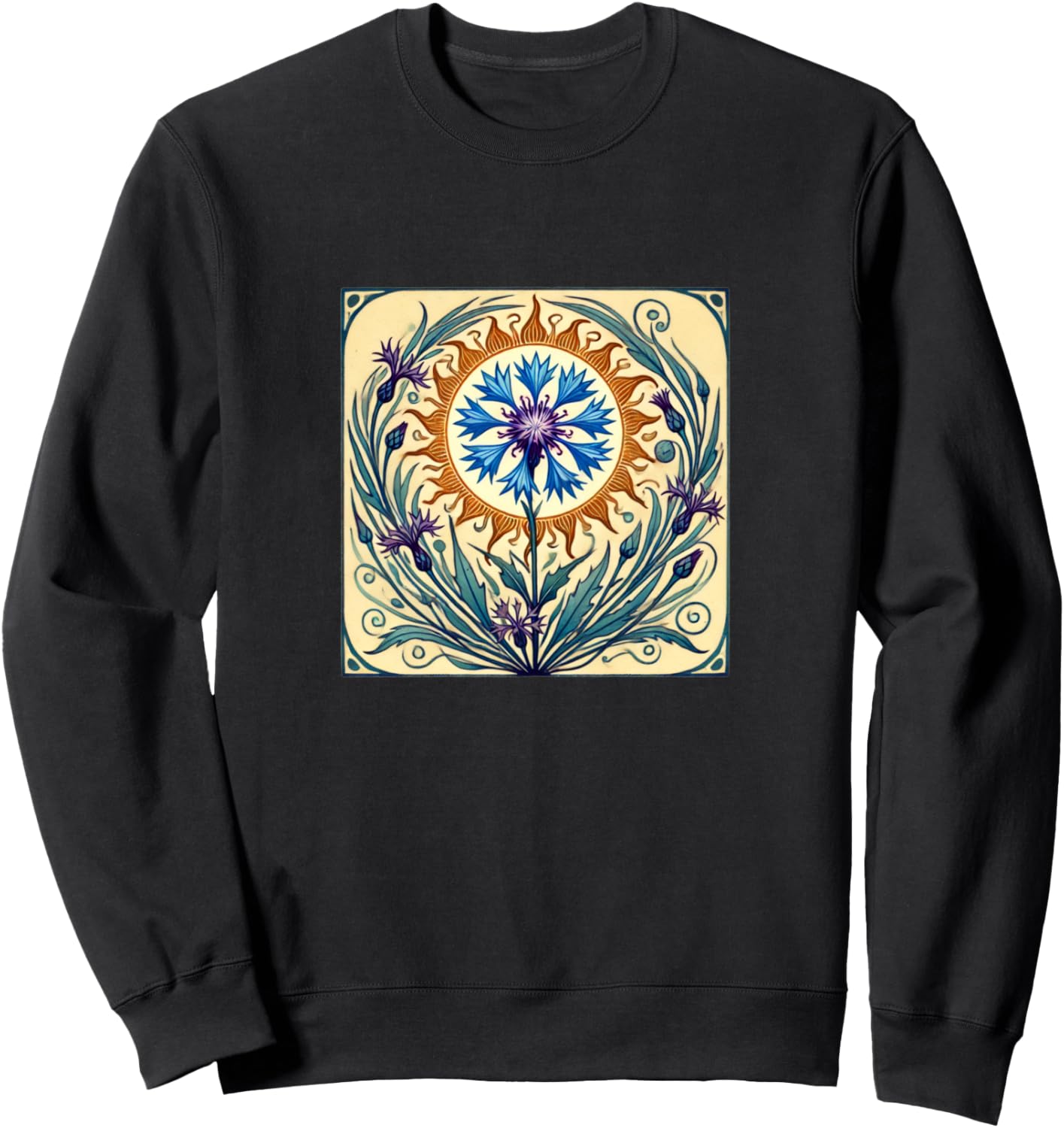 Толстовка с изображением дракона, василька и луны Retro Cornflower Love Snugg, черный
Толстовка с изображением дракона, василька и луны Retro Cornflower Love Snugg, черный