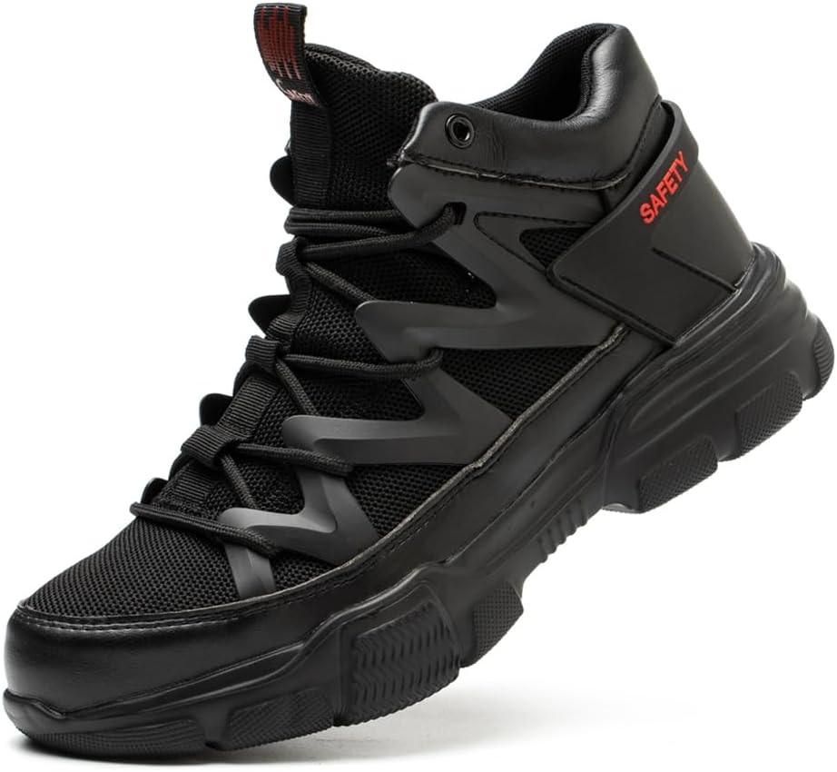 Мужские и женские стальные ботинки Asiman, неразрушимые, легкие, удобные, обувь с защитой, противоскользящие ботинки с композитным носком, черный
Мужские и женские стальные ботинки Asiman, неразрушимые, легкие, удобные, обувь с защитой, противоскользящие ботинки с композитным носком, черный