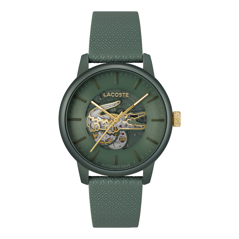 LACOSTE Мужские часы 12.12 Collection Cut Out Wrist Watch с механическим механизмом, кожаным ремешком и зеленым циферблатом
LACOSTE Мужские часы 12.12 Collection Cut Out Wrist Watch с механическим механизмом, кожаным ремешком и зеленым циферблатом