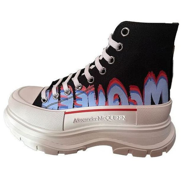 Кроссовки tread slick high-top sneakers 'black blue red' Alexander Mcqueen, черный
Кроссовки tread slick high-top sneakers 'black blue red' Alexander Mcqueen, черный