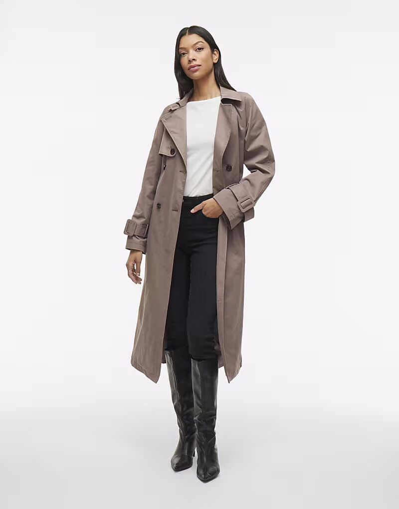 Пальто-тренч Vila цвета ореха
Пальто-тренч Vila цвета ореха