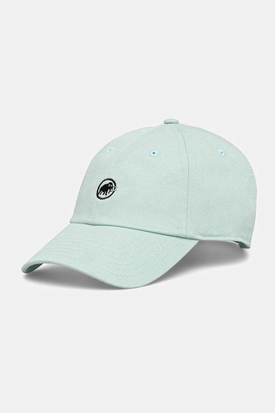 Хлопковая кепка с козырьком Mammut, бирюзовый 
Хлопковая кепка с козырьком Mammut, бирюзовый