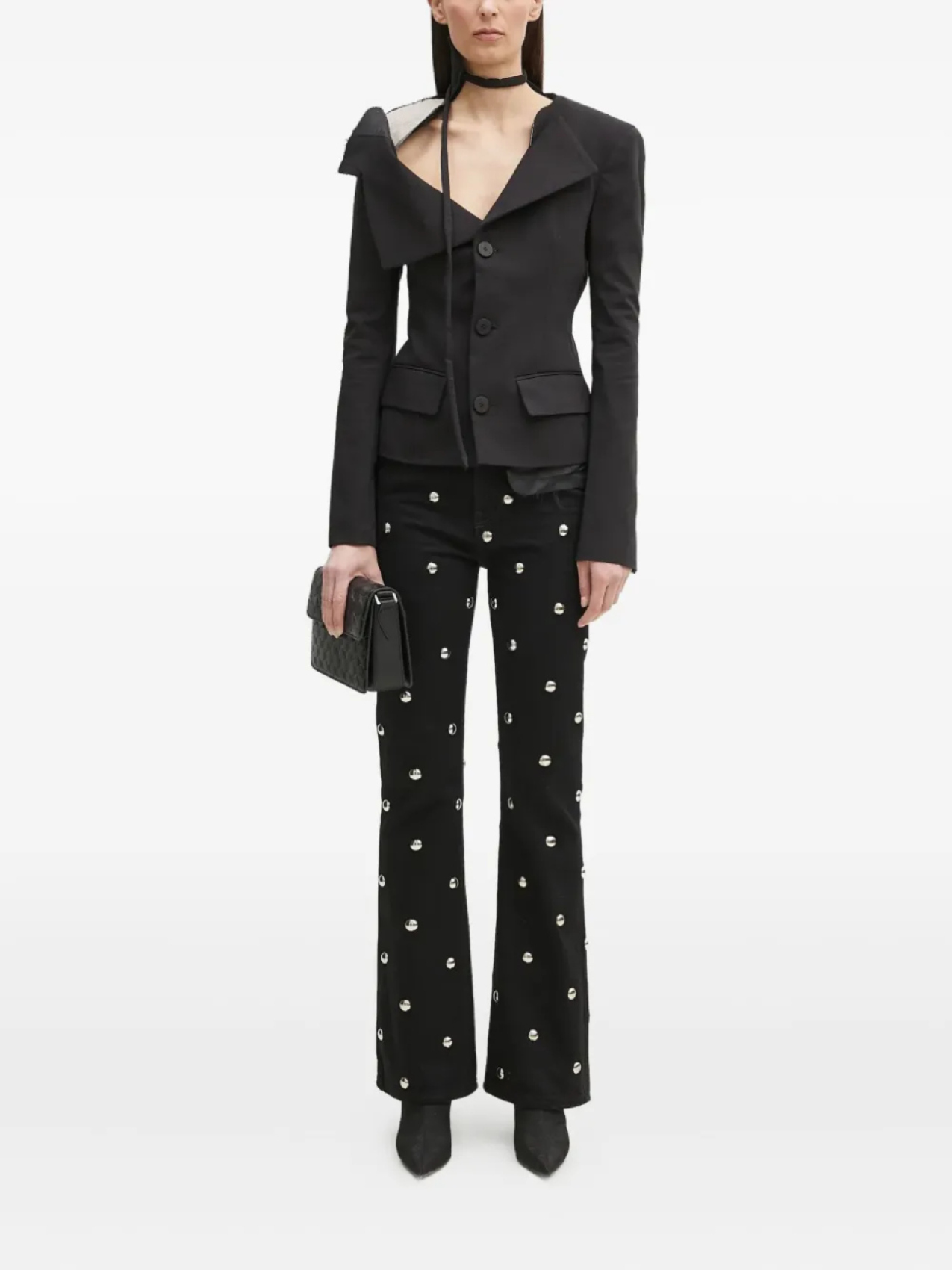 Расклешенные джинсы Fiorucci с отделкой, черный
Расклешенные джинсы Fiorucci с отделкой, черный