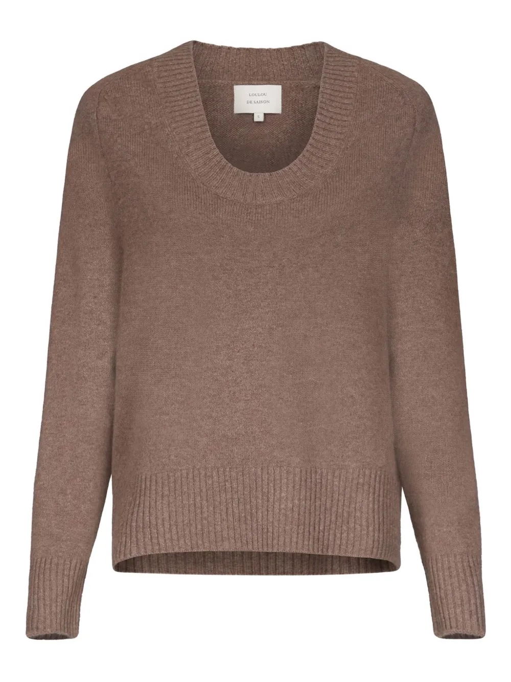 Свитер BAJI в рубчик с U-образным вырезом Loulou De Saison, коричневый
Свитер BAJI в рубчик с U-образным вырезом Loulou De Saison, коричневый