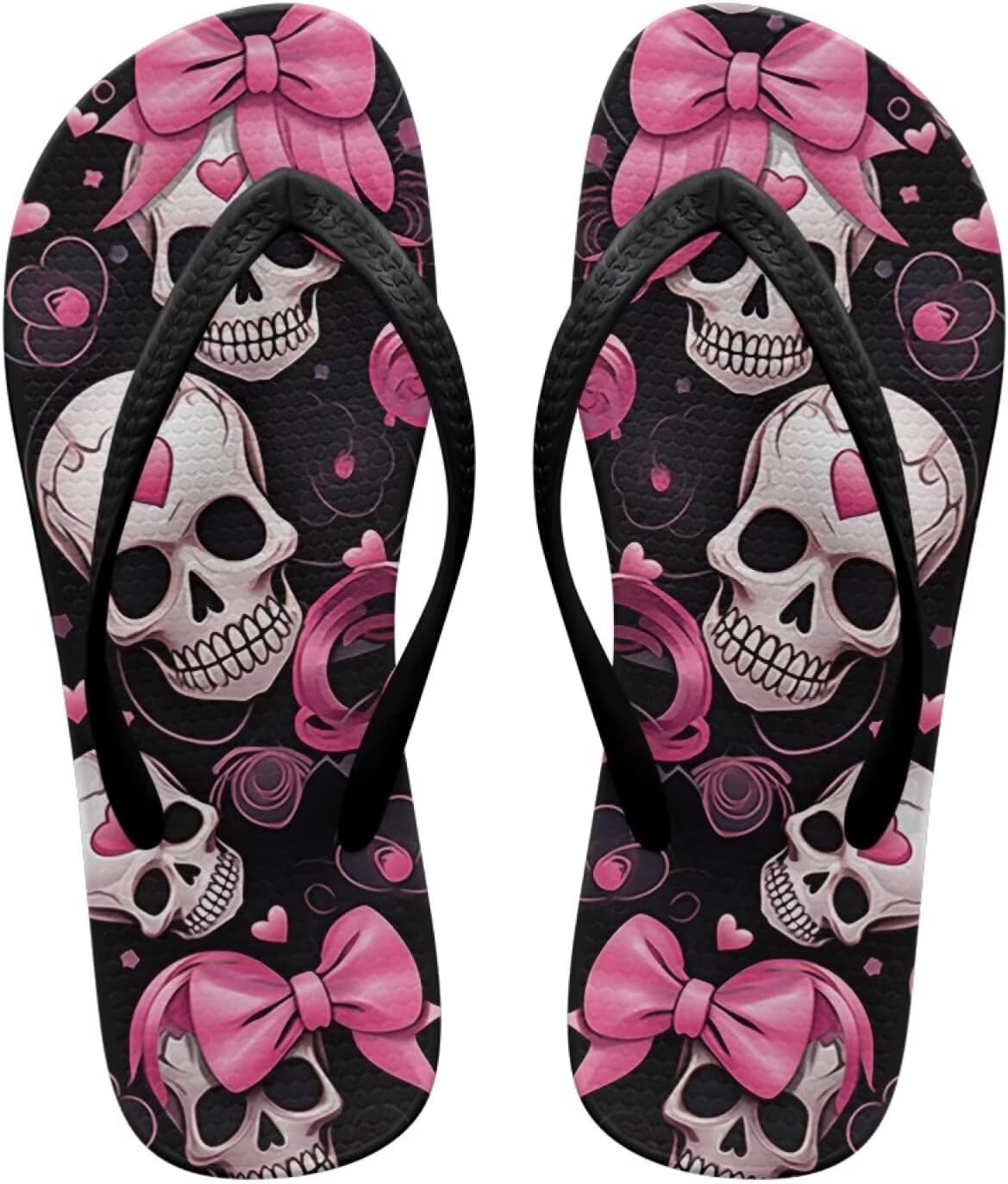 Вьетнамки с черепом для женщин и мужчин, летние пляжные повседневные сандалии, удобные шлепанцы для душа Pointodoor, Skull Bow Tie
Вьетнамки с черепом для женщин и мужчин, летние пляжные повседневные сандалии, удобные шлепанцы для душа Pointodoor, Skull Bow Tie