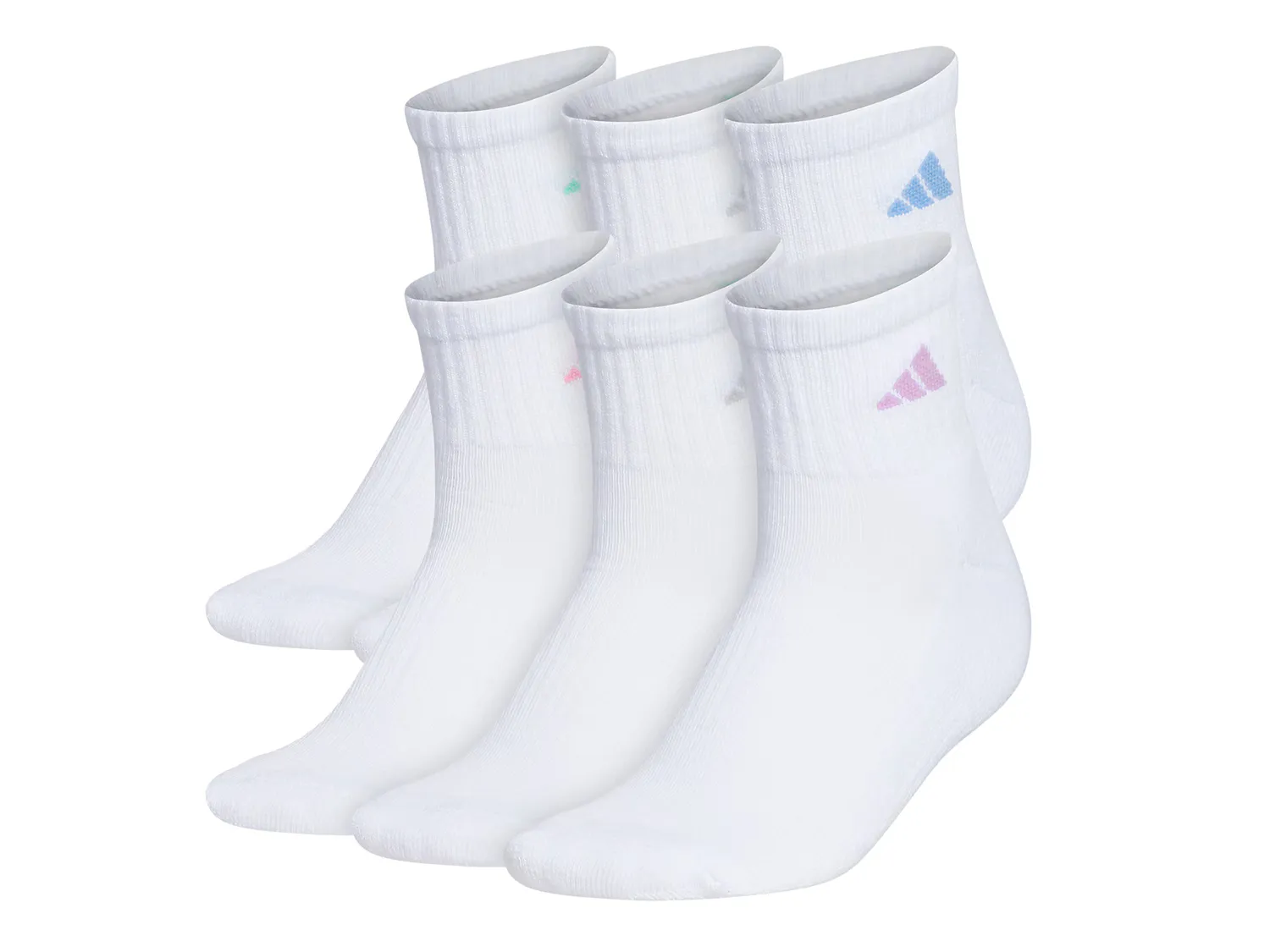 Носки Athletic Cushioned Women's Quarter Ankle Socks - 6 Pack Adidas, белый
Носки Athletic Cushioned Women's Quarter Ankle Socks - 6 Pack Adidas, белый