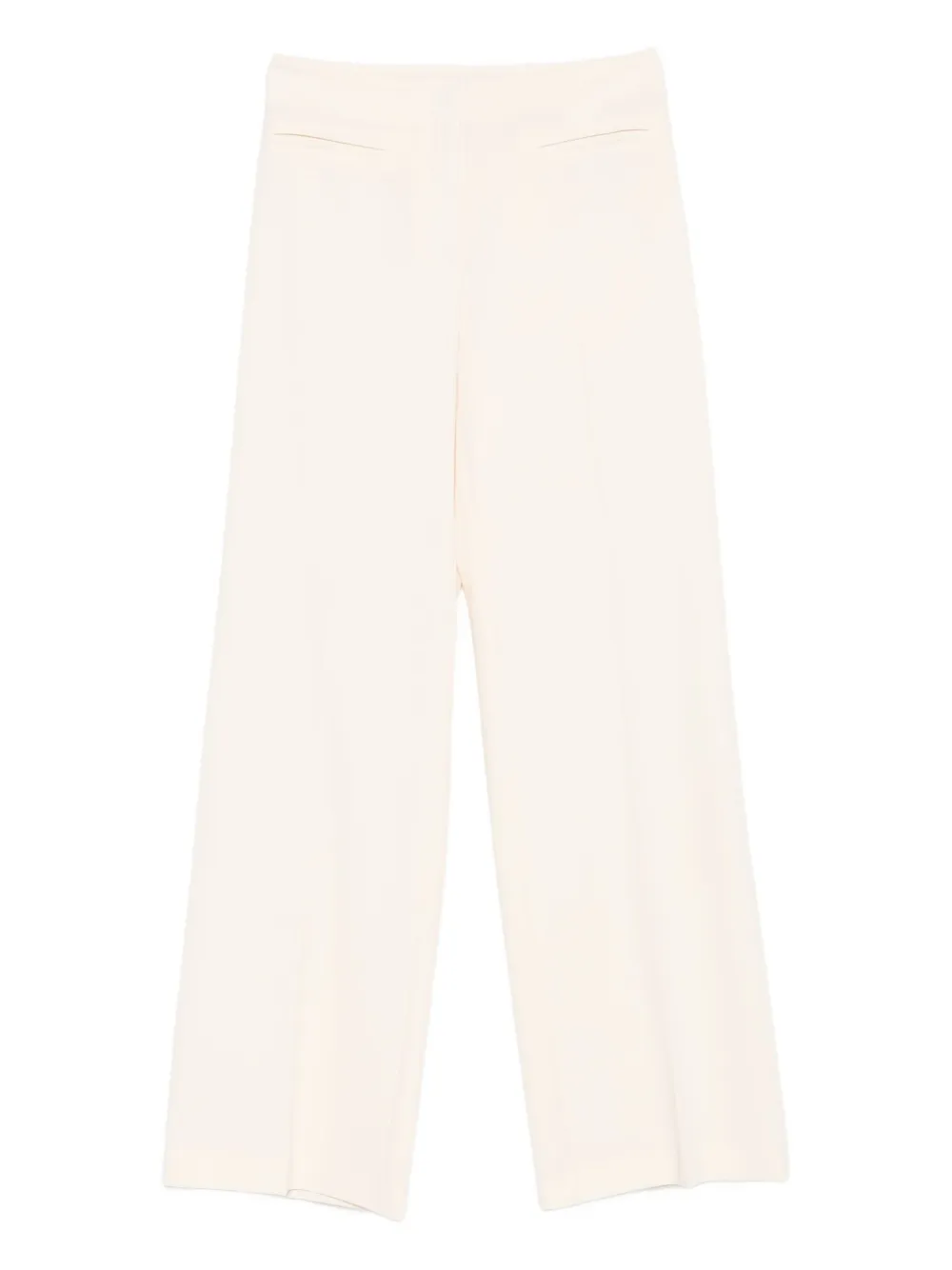 Брюки-клеш с завышенной талией Patrizia Pepe, белый 
Брюки-клеш с завышенной талией Patrizia Pepe, белый