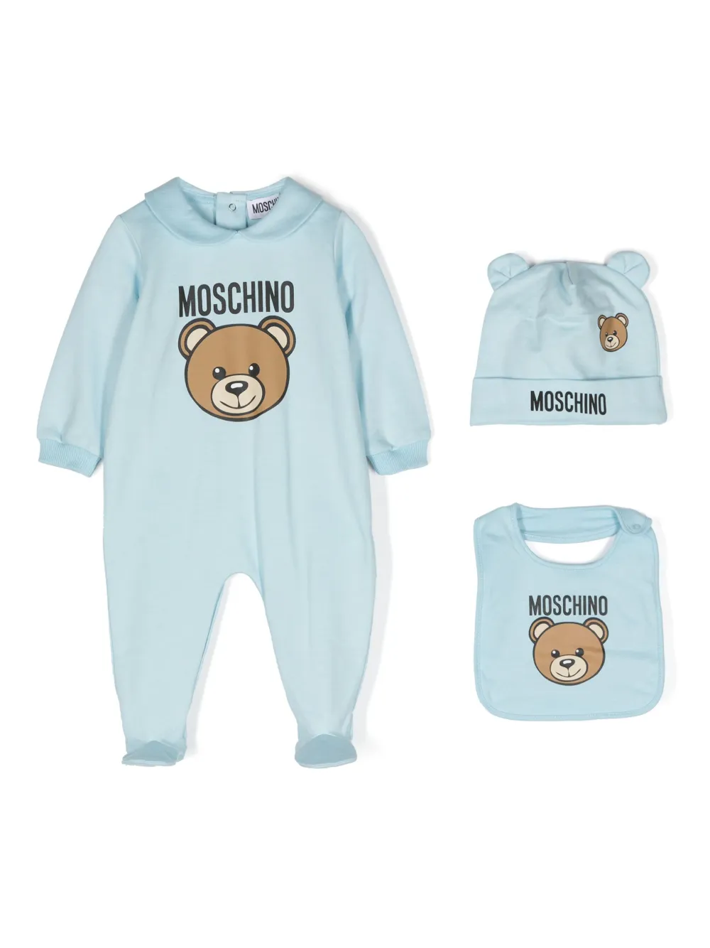 Пижама с принтом Teddy Bear Moschino Kids, синий 
Пижама с принтом Teddy Bear Moschino Kids, синий