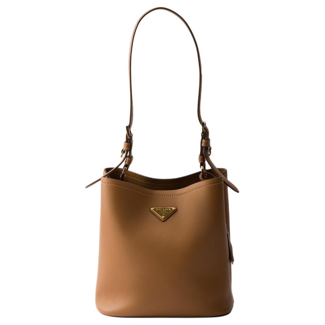 PRADA Кожаная сумка через плечо среднего размера женская карамельная
PRADA Кожаная сумка через плечо среднего размера женская карамельная