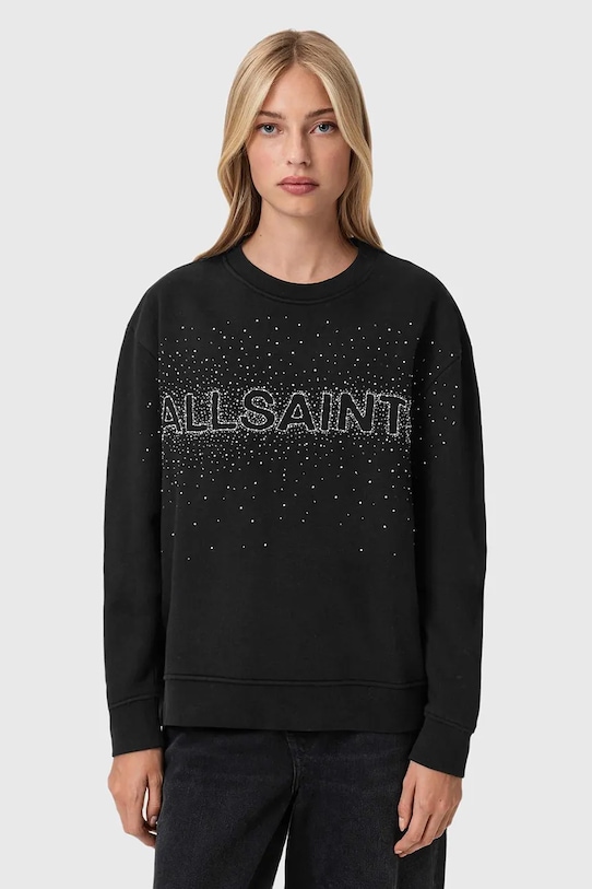Толстовка Allsaints, черный
Толстовка Allsaints, черный