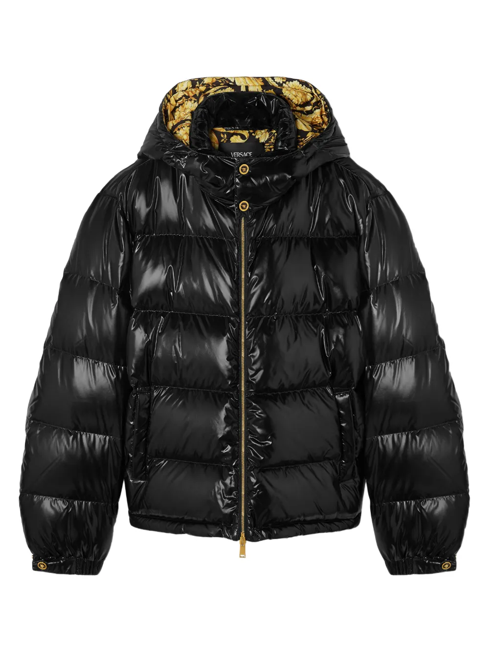 Пуховик с капюшоном Versace, черный
Пуховик с капюшоном Versace, черный