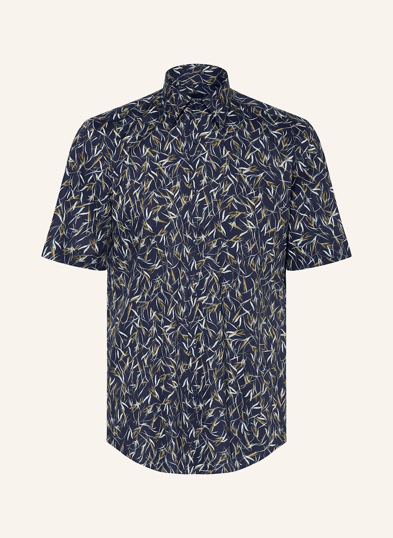 Рубашка с короткими рукавами джо обычного кроя Boss, синий
Рубашка с короткими рукавами джо обычного кроя Boss, синий