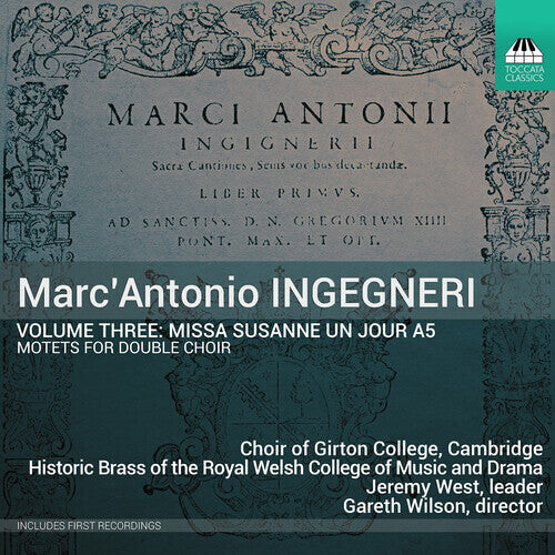 CD диск Bassano / Ingegneri / Choir of Girton College: Missa Susanne Un Jour A5 Vol. 3 
CD диск Bassano / Ingegneri / Choir of Girton College: Missa Susanne Un Jour A5 Vol. 3