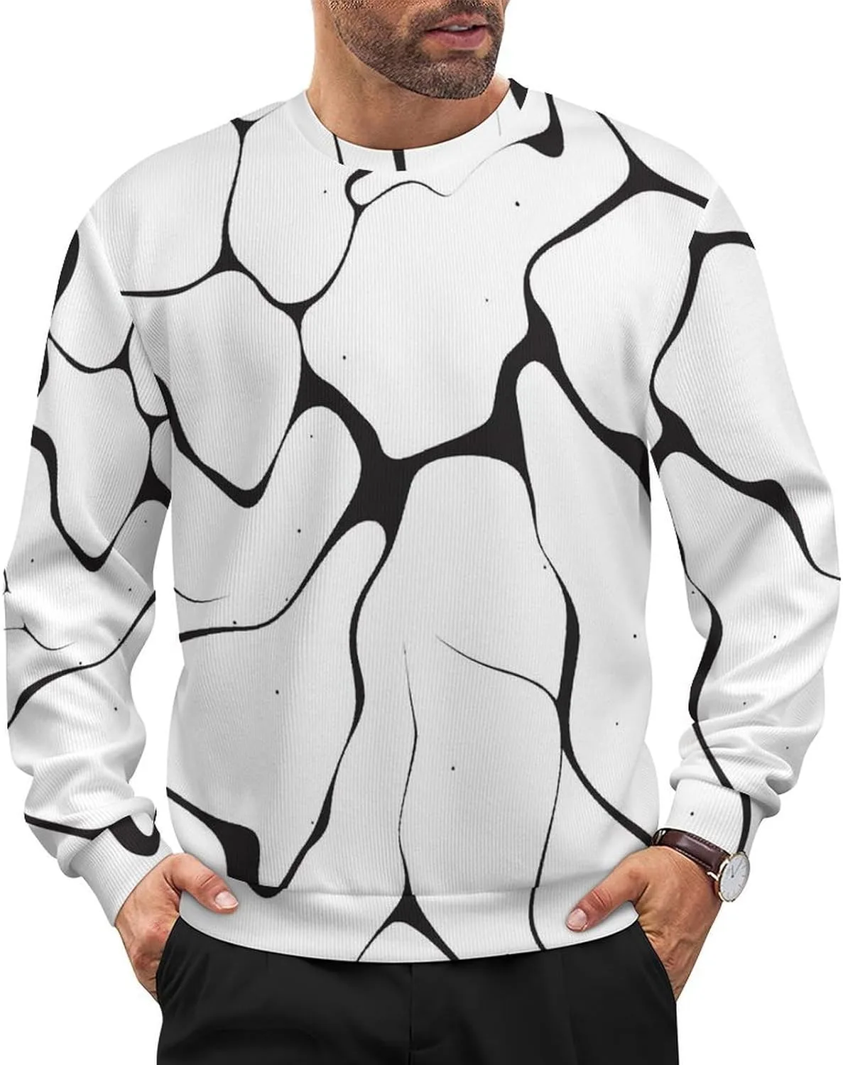 Свитер для мужчин Animal Print с длинными рукавами HLSDFRES
Свитер для мужчин Animal Print с длинными рукавами HLSDFRES