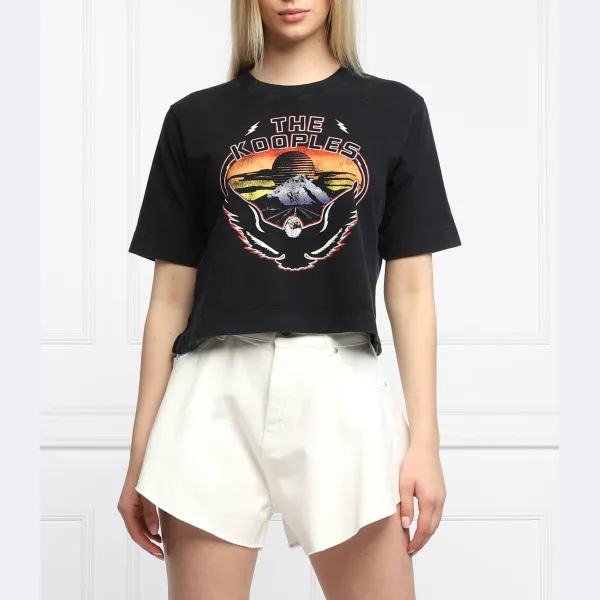Футболка стандартного кроя The Kooples, черный
Футболка стандартного кроя The Kooples, черный