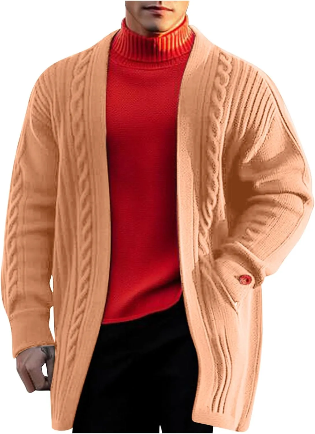 Мужской кардиган-шаль с длинными рукавами, легкий, приталенный, на пуговицах QUNPIU
Мужской кардиган-шаль с длинными рукавами, легкий, приталенный, на пуговицах QUNPIU