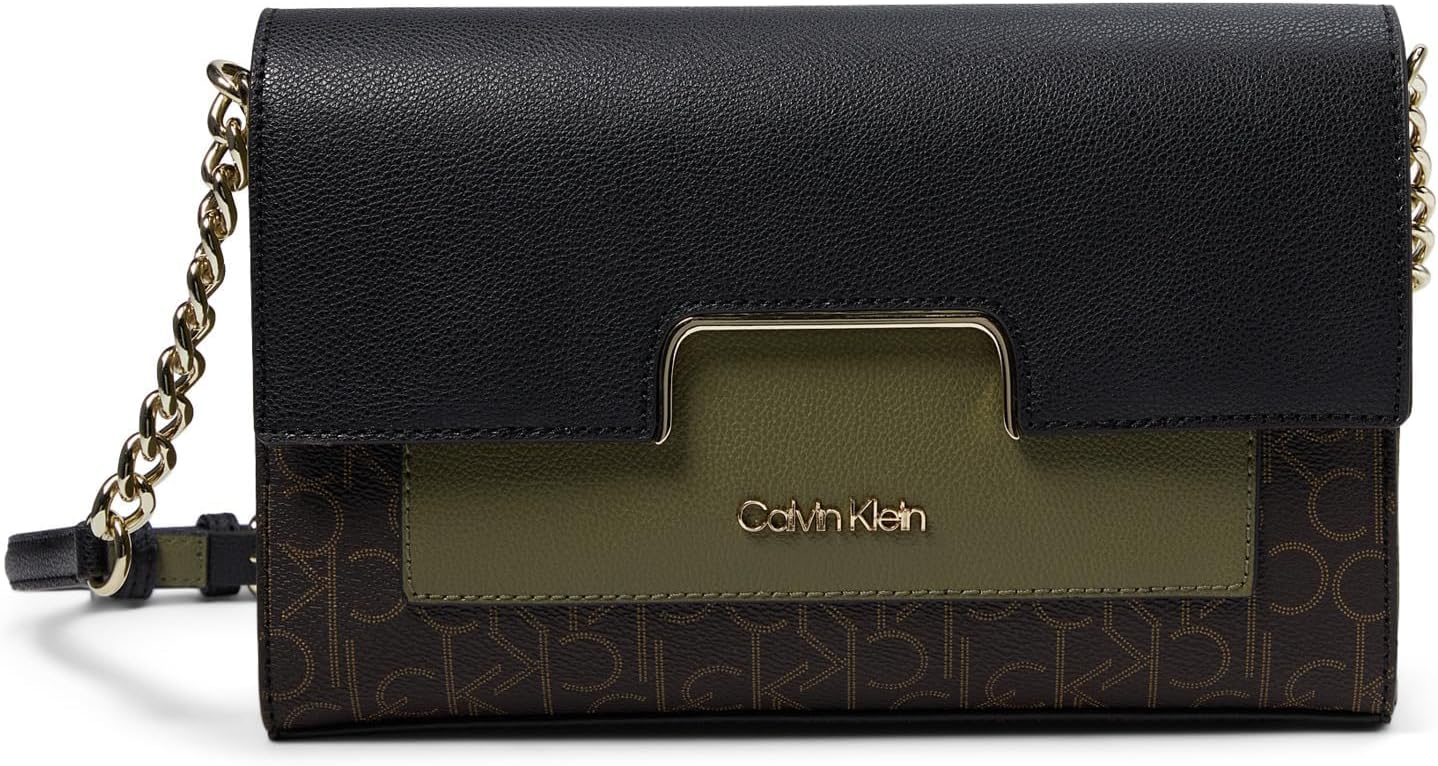 Сумка через плечо Calvin Klein Finley Signature - женские сумки - внутренний карман на молнии - магнитная застежка, Brown/Khaki/Black/Olive
Сумка через плечо Calvin Klein Finley Signature - женские сумки - внутренний карман на молнии - магнитная застежка, Brown/Khaki/Black/Olive