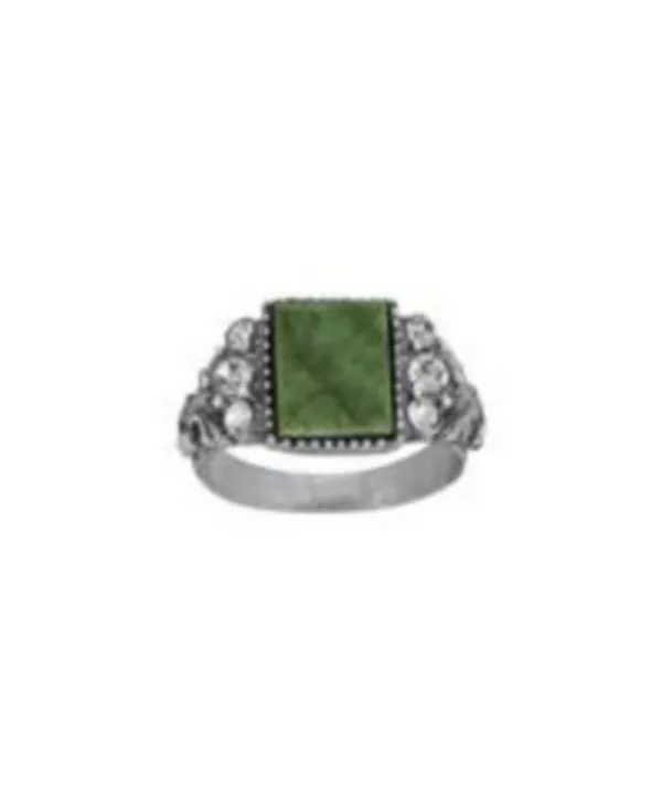 Кольцо с полудрагоценным кристаллом 2028, green
Кольцо с полудрагоценным кристаллом 2028, green