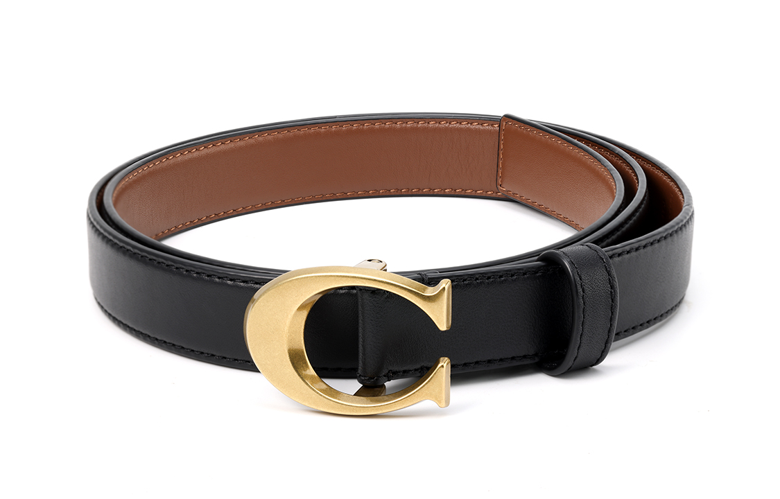 Кожаный ремень из ПВХ с натуральной кожей унисекс черный/коричневый Ширина: 2,5 см COACH
Кожаный ремень из ПВХ с натуральной кожей унисекс черный/коричневый Ширина: 2,5 см COACH