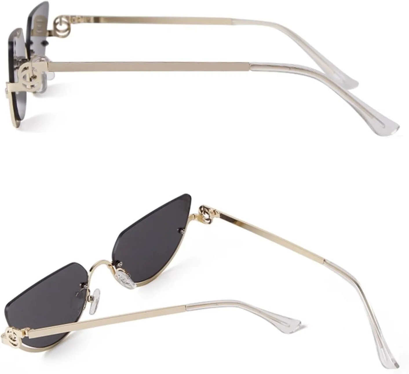 Модные уникальные полуободковые солнцезащитные очки в форме полукруга для женщин и мужчин, роскошные, металлические, с защитой от УФ-излучения UV400 TVTBBVV, 4
Модные уникальные полуободковые солнцезащитные очки в форме полукруга для женщин и мужчин, роскошные, металлические, с защитой от УФ-излучения UV400 TVTBBVV, 4