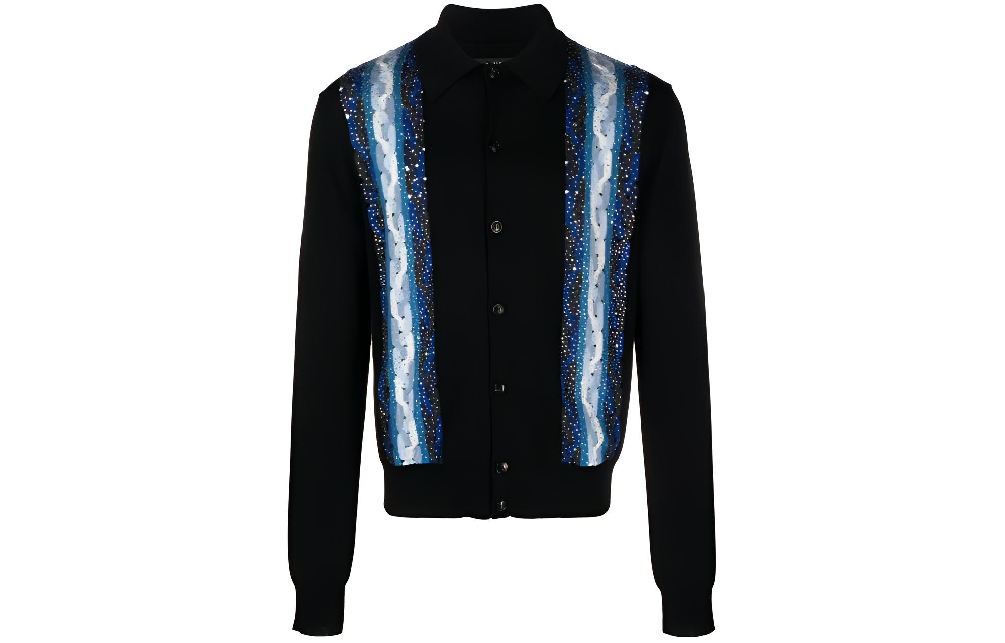 Crystal Cable Knit Polo AMIRI, черный
Crystal Cable Knit Polo AMIRI, черный