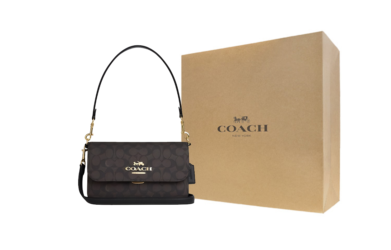 Сумка через плечо из искусственной кожи Брай COACH, gift box set (basic set+желтый box)
Сумка через плечо из искусственной кожи Брай COACH, gift box set (basic set+желтый box)
