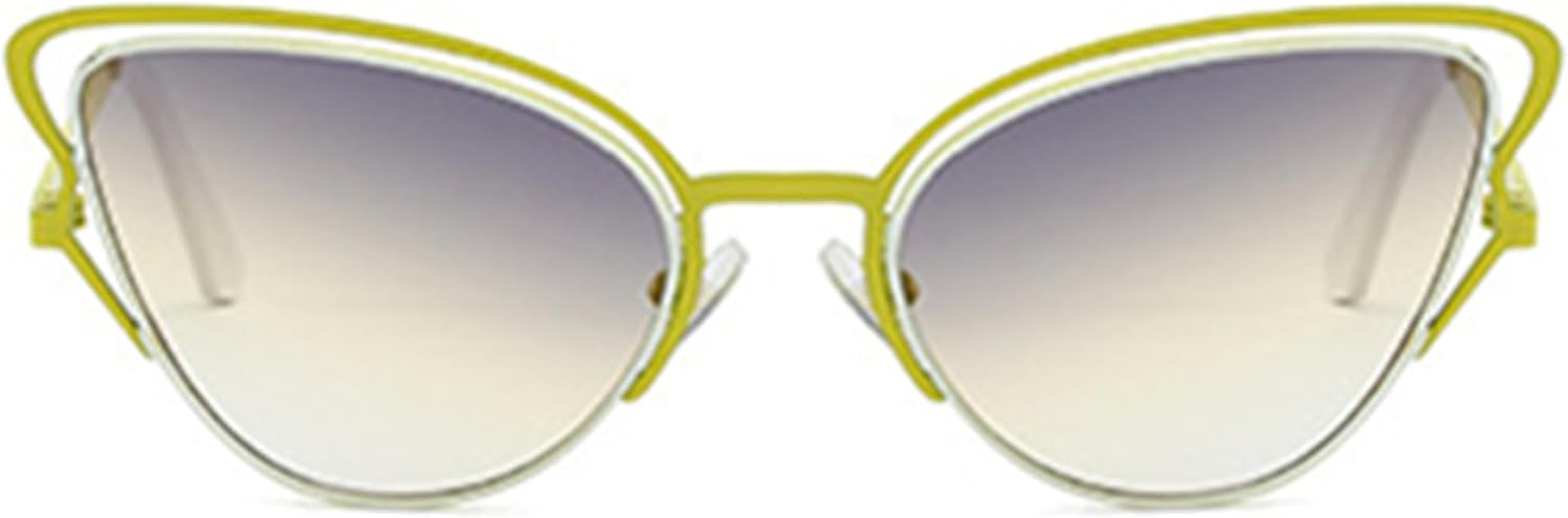 bullabulling Металлические панк-солнцезащитные очки «кошачий глаз» для женщин и мужчин, дизайнерские коричневые солнцезащитные очки, модные золотые и черные очки, Yellow
bullabulling Металлические панк-солнцезащитные очки «кошачий глаз» для женщин и мужчин, дизайнерские коричневые солнцезащитные очки, модные золотые и черные очки, Yellow