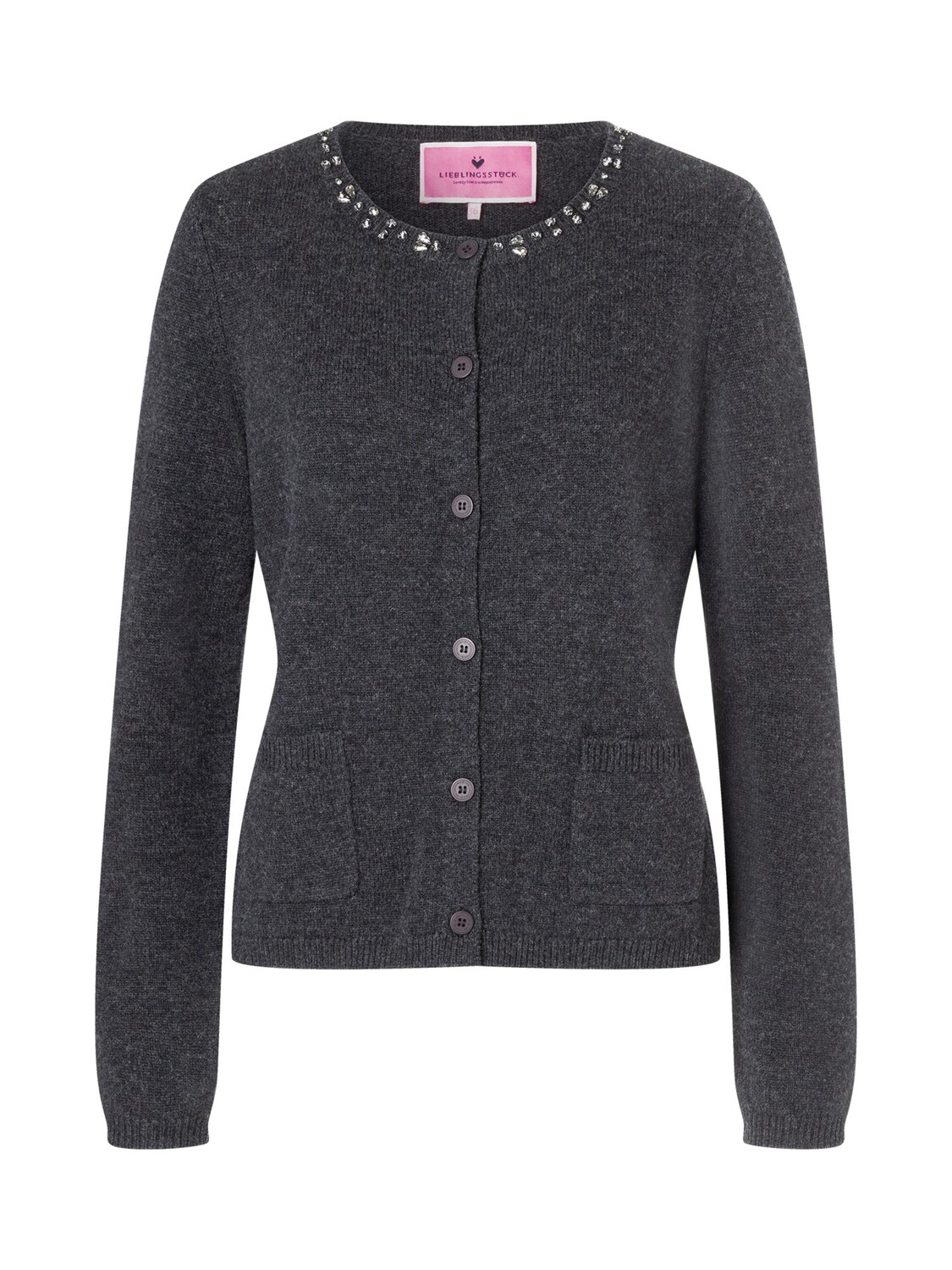LIEBLINGSSTÜCK Кардиган 'Brilli' в цвете антрацит
LIEBLINGSSTÜCK Кардиган 'Brilli' в цвете антрацит