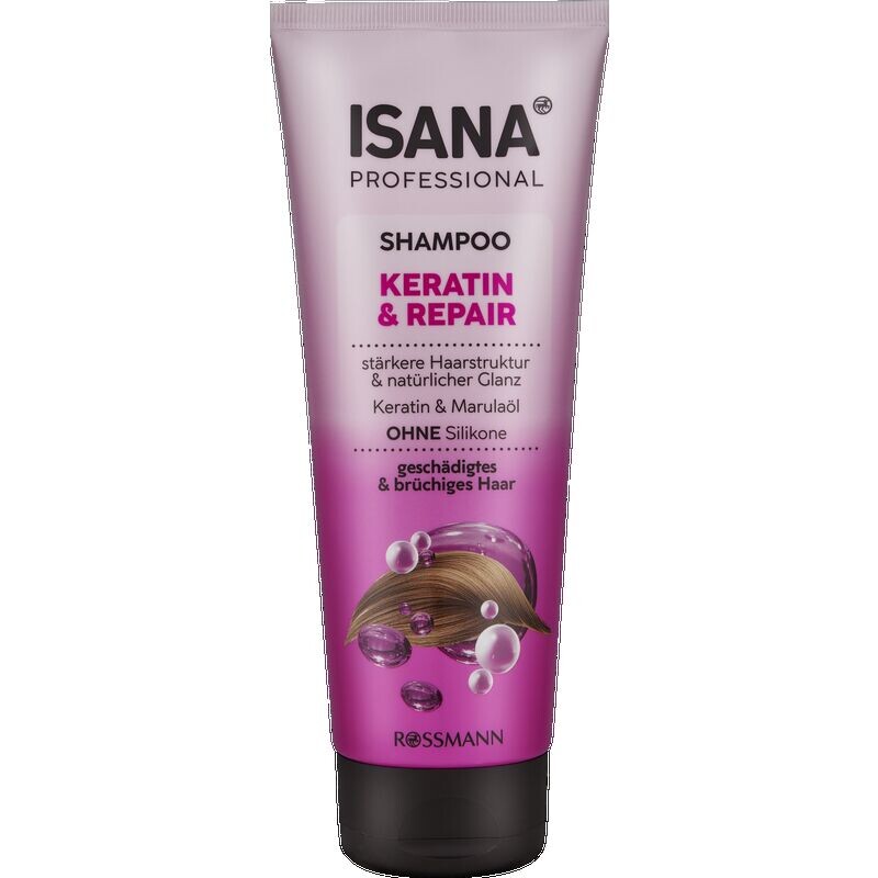 Шампунь Кератин и Ремонт ISANA, 250 ml
Шампунь Кератин и Ремонт ISANA, 250 ml