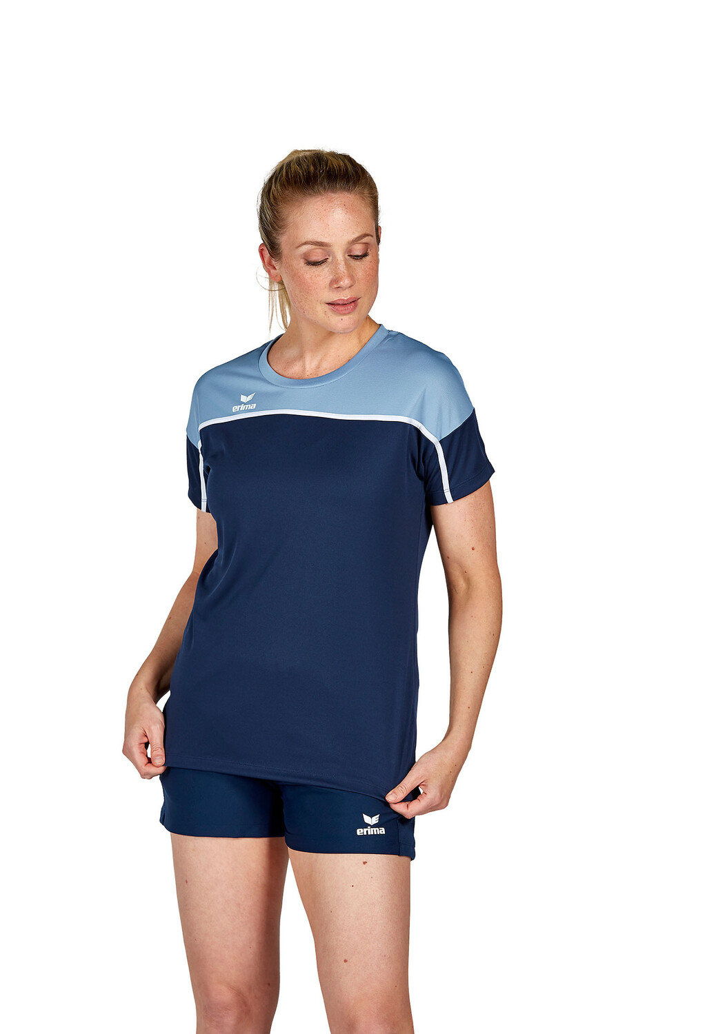 Футболка erima Change By Erima, цвет new navy/faded denim/weiß
Футболка erima Change By Erima, цвет new navy/faded denim/weiß