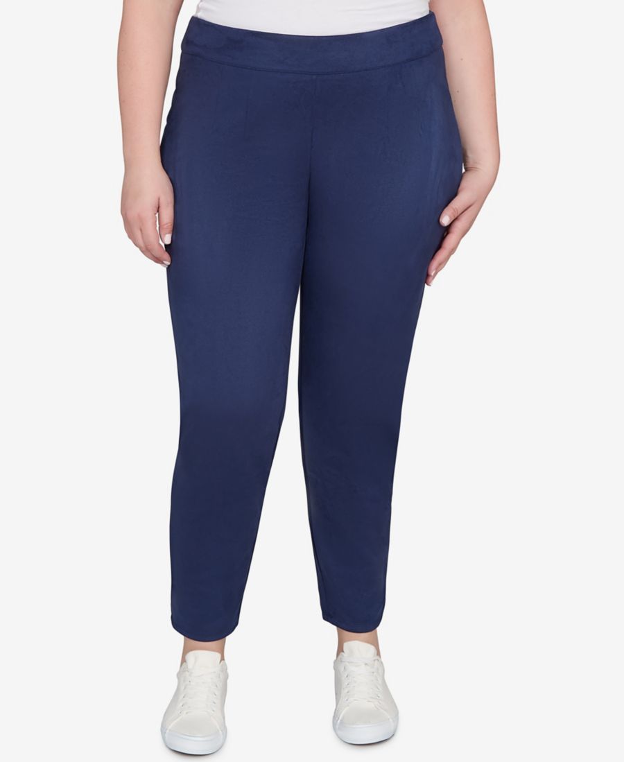 Брюки из искусственной замши однотонного цвета больших размеров HEARTS OF PALM, New Navy
Брюки из искусственной замши однотонного цвета больших размеров HEARTS OF PALM, New Navy