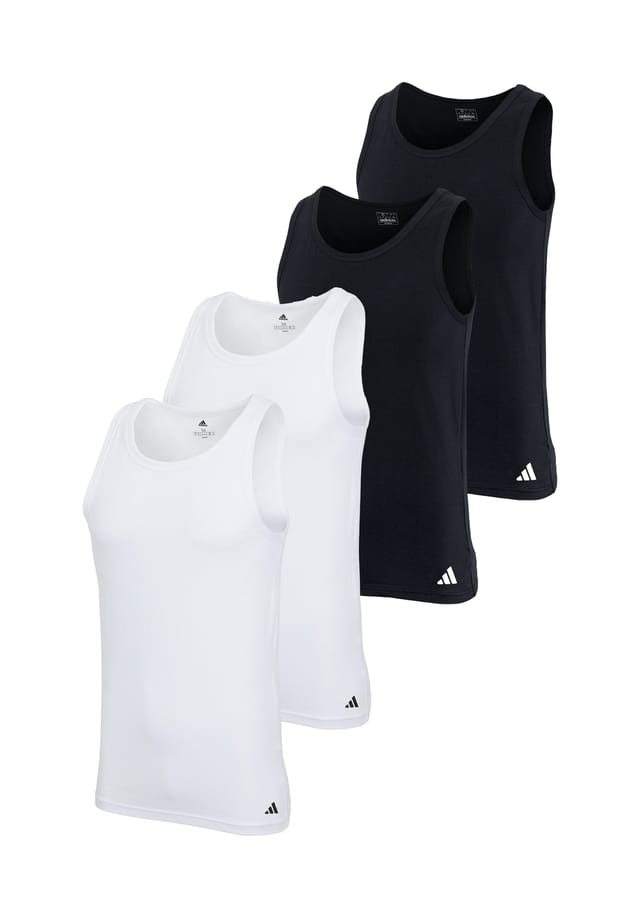 Майка/Топ 4 шт. активный гибкий хлопок Adidas, черный
Майка/Топ 4 шт. активный гибкий хлопок Adidas, черный