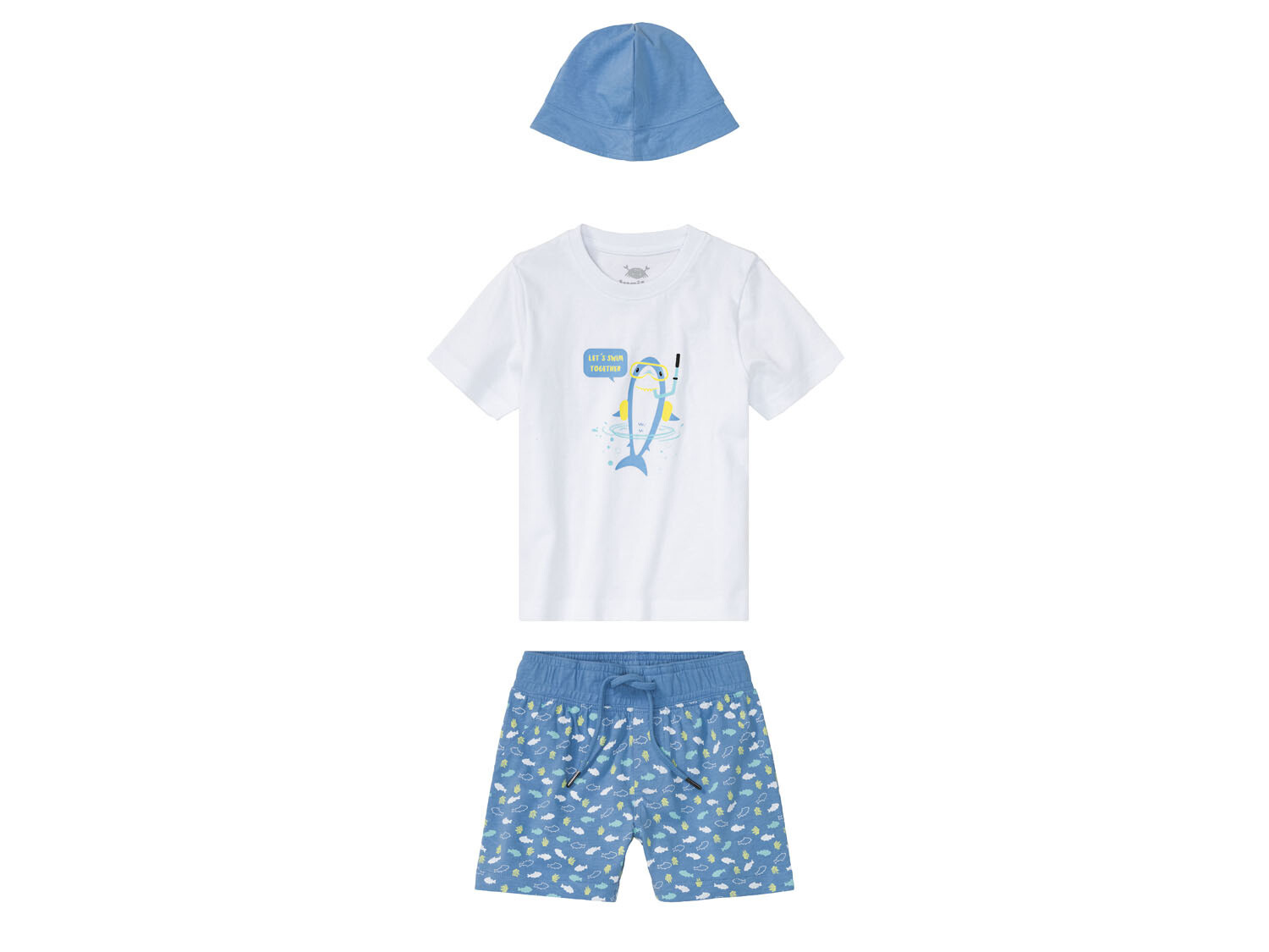 Комплект для малышей lupilu, 3 предмета, из чистого хлопка, белый/синий
Комплект для малышей lupilu, 3 предмета, из чистого хлопка, белый/синий