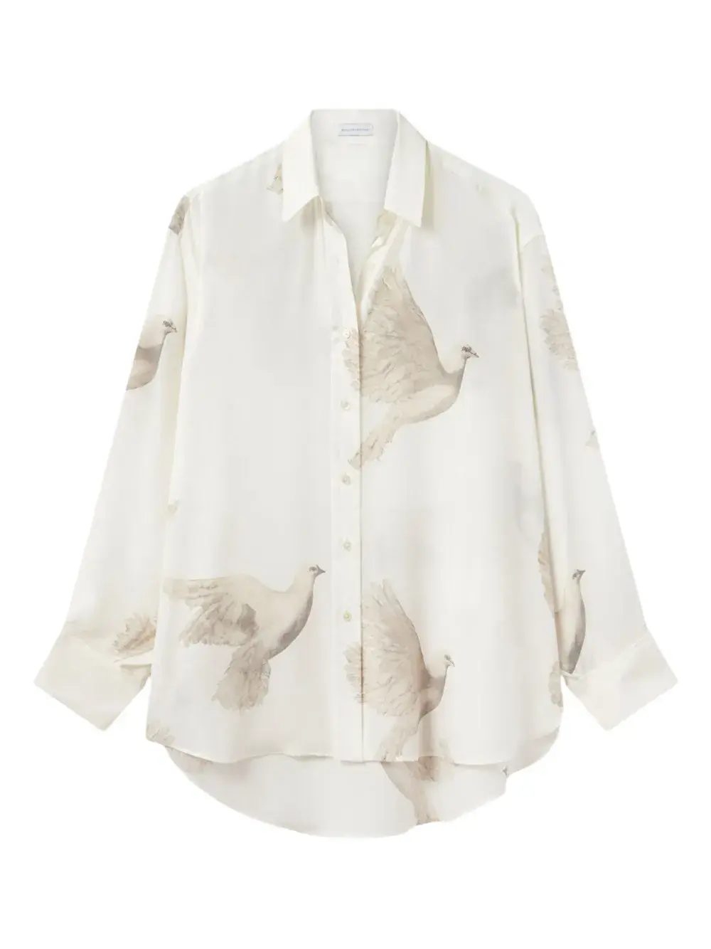Шелковая рубашка с принтом «голубь» STELLA MCCARTNEY, белый
Шелковая рубашка с принтом «голубь» STELLA MCCARTNEY, белый